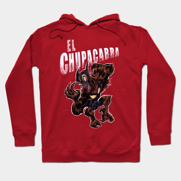 El Chupacabra Hoodie by Nathan Wiedemer 